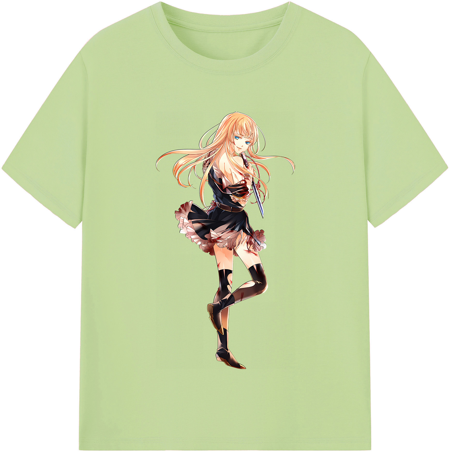 （画像用） 刀剣乱舞 Touken Ranbu 綿100％半袖Tシャツ（フロントプリント）